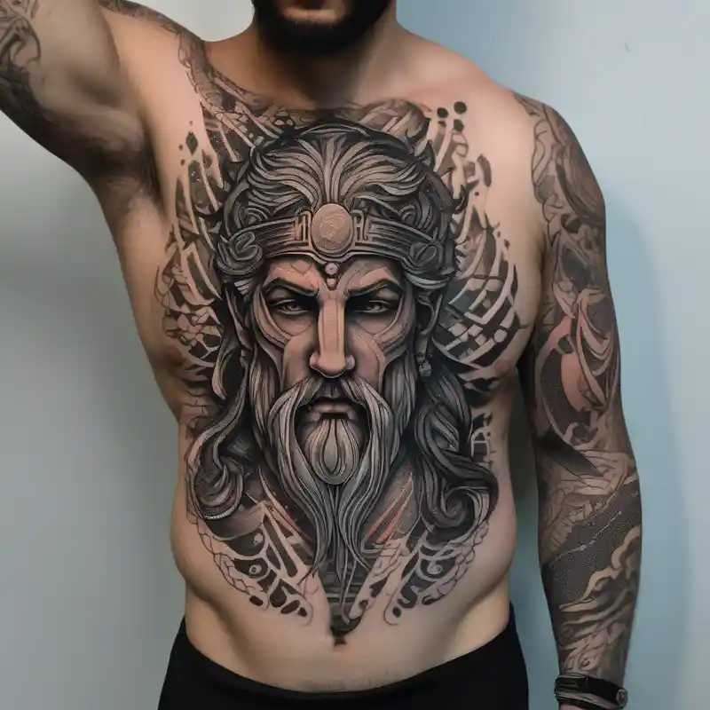 dotwork style Idées de tatouage sur le bras extérieur en 2025 &Générer gratuitement about Greek or Roman mythology half sleeve  men god outer-forearm-for-men and Greek or Roman mythology half sleeve  men god outer-forearm-for-men