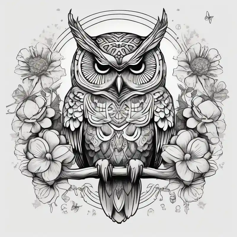 blackwork style Star Tattoo Ideas and Designs in 2024 about Owl flowers butterflies 
Stars owl-meaning and Owl flowers butterflies 
Stars owl-meaning