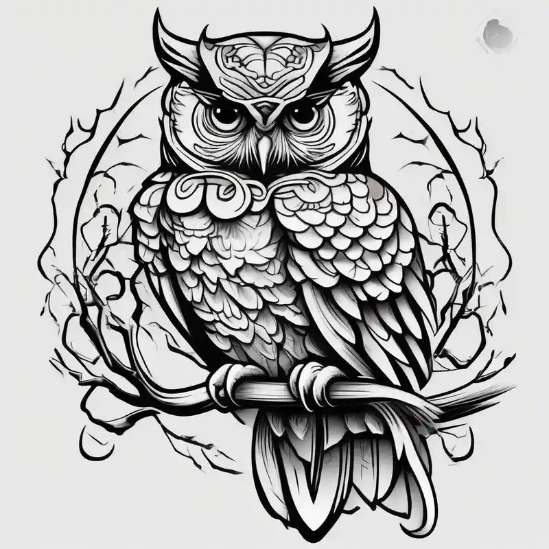 japanese style Owl Tattoo Designs in 2025 & free generation about eastern screech owl owl-meaning and eastern screech owl owl-meaning