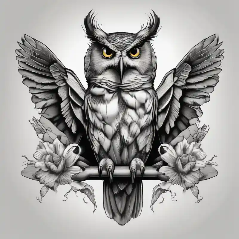 realistic style Hummingbird Tattoo Meaning and Designs in 2024 about owl and hummingbird