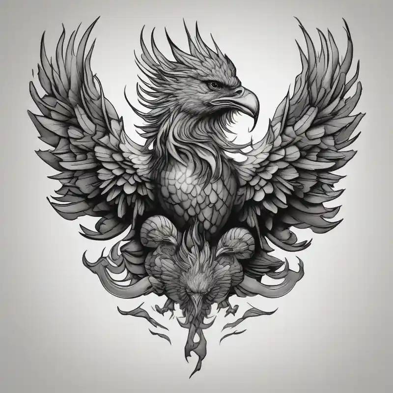 realistic style Idées et Designs de Tatouage Phénix en 2025 &Générer gratuitement about group of phoenix phoenix-meaning and group of phoenix phoenix-meaning