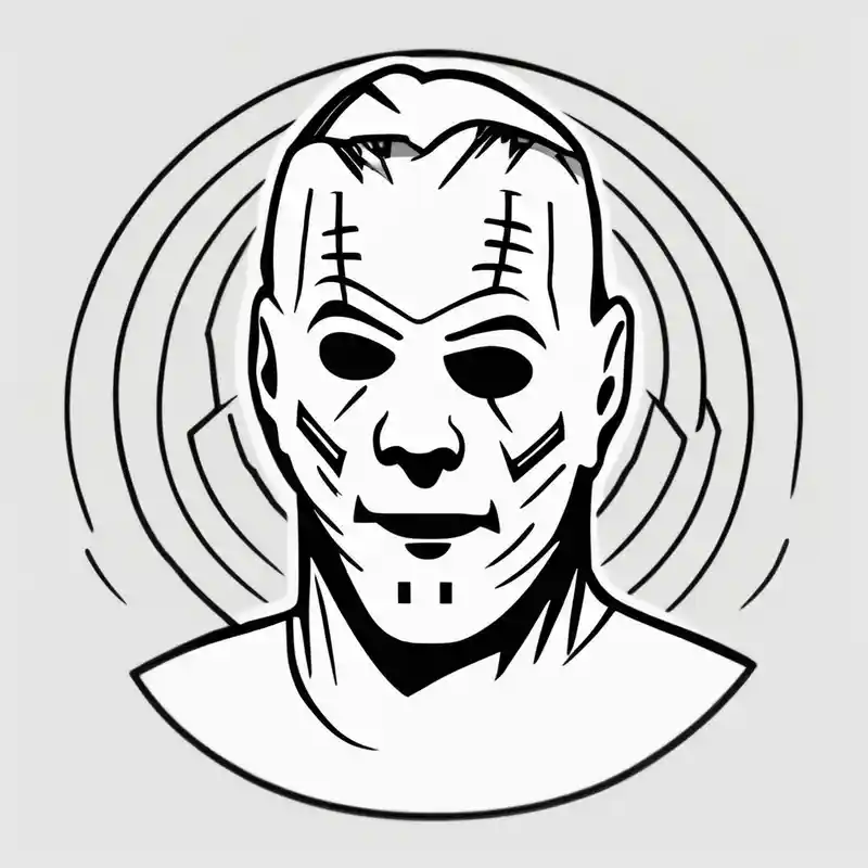 cartoon style Idées de tatouages de Michael Myers en 2025 about Michael Myers minimalist tattoo saint-michael and Michael Myers minimalist tattoo saint-michael