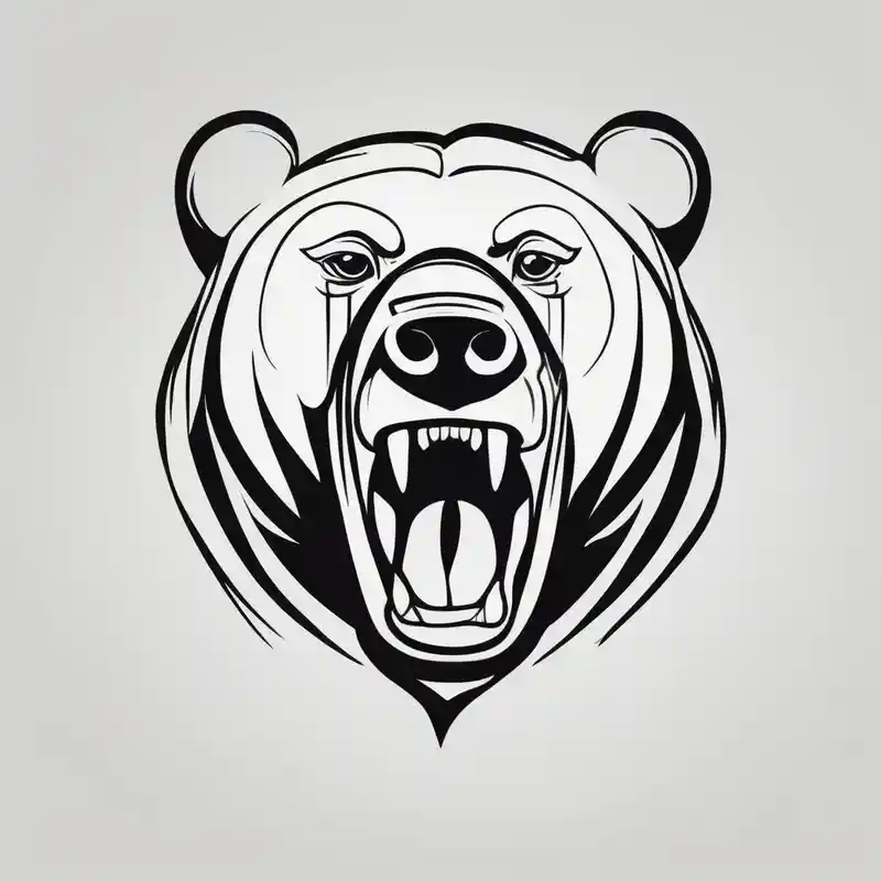 minimalist style Designs et Styles de Tatouages Écriture about Sugar Bear in Italic script and Sugar Bear in Italic script