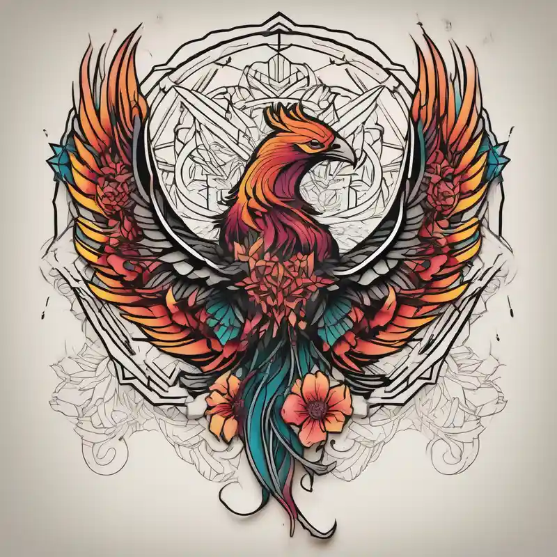 geometric style Phoenix Tattoo Meaning and Designs in 2025 & free generation about phoenix rising

old school vintage simple traditional design surrounded by vintage flowers


bold color simple simple-for-men and phoenix rising

old school vintage simple traditional design surrounded by vintage flowers


bold color simple simple-for-men