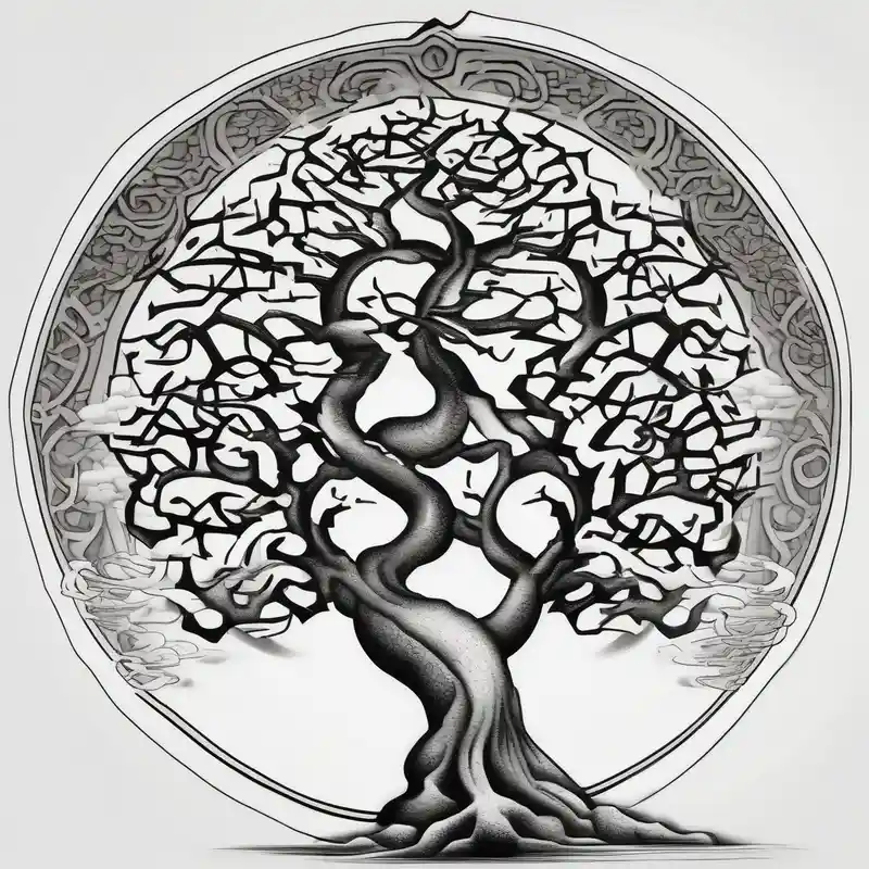 japanese style Sister Tattoo with Tree Ideas in 2024 about Binary tree with code for arm sister-tree and Binary tree with code for arm sister-tree