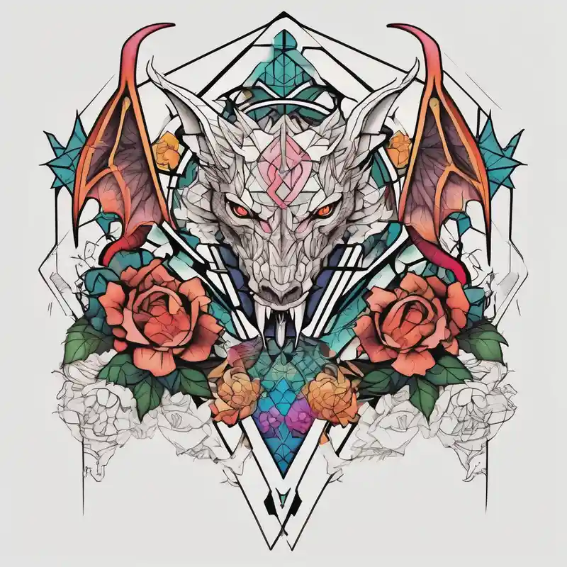 geometric style Pokemon Tattoo Ideas in 2025 about Make an image that MIXES elements from star wars and game of thrones