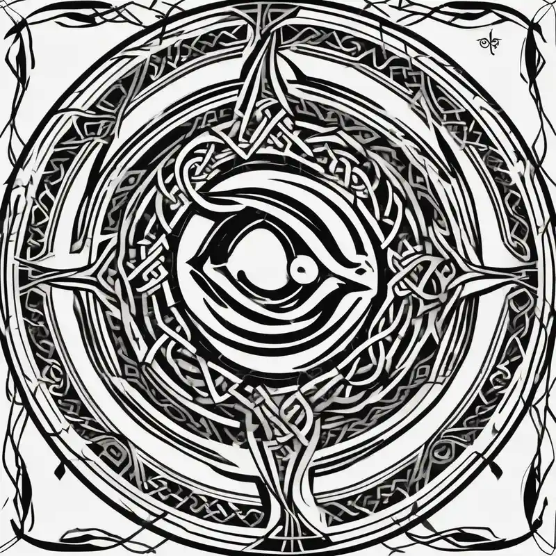 geometric style Snake Tattoo Ideas and Designs in 2024 about A Celtic styled sun with a snake and A Celtic styled sun with a snake