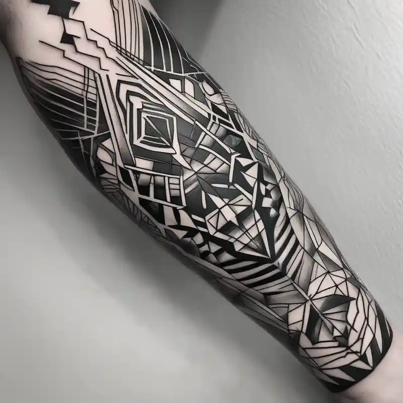 black and white style 2025年の男性向けの喉のタトゥーアイデア about british and forearm tattoo