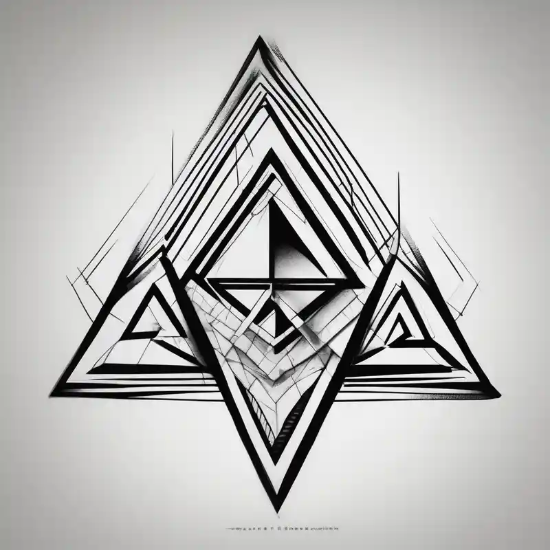 geometric style Ideas de tatuajes de triángulos en 2025 about gambling themed triangle forearm tattoo and gambling themed triangle forearm tattoo