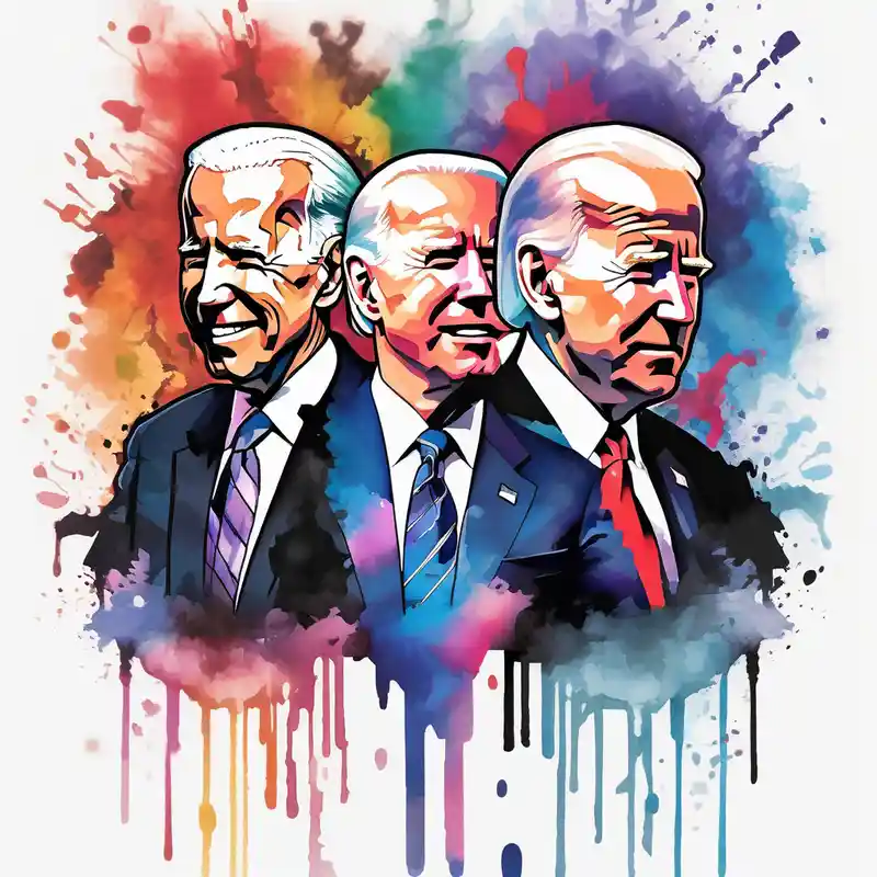 watercolor style Trump Tattoo Ideas in 2025 about Joe Biden and Trump playing minecraft and Joe Biden and Trump playing minecraft