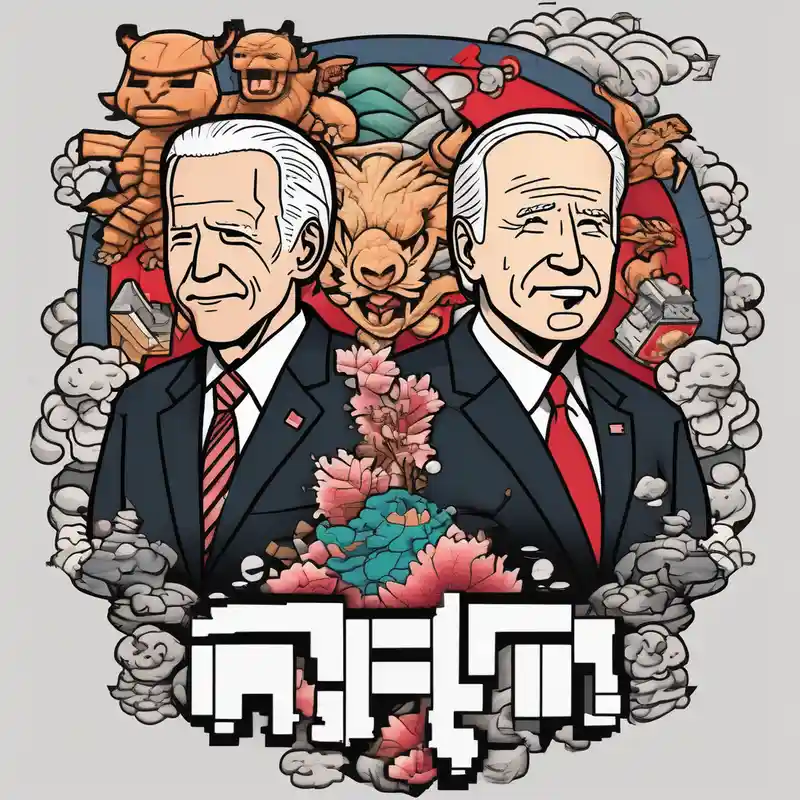 japanese style Trump Tattoo Ideas in 2025 about Joe Biden and Trump playing minecraft and Joe Biden and Trump playing minecraft