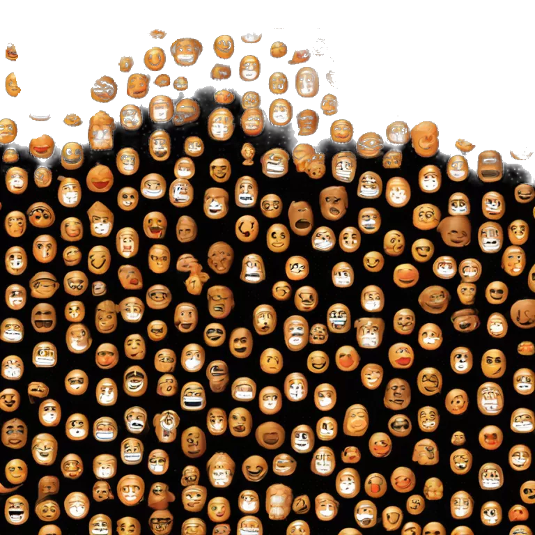 un fond noir avec inscrit un  p  de couleur orange
