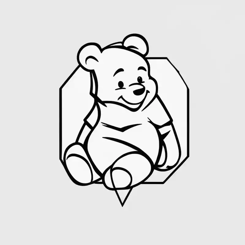 minimalist style 2025年のくまのプーさんのタトゥーアイデア about Winnie the pooh winnie-the-pooh and Winnie the pooh winnie-the-pooh