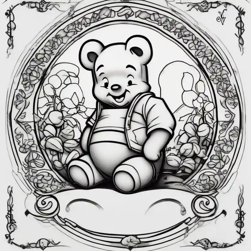 blackwork style Winnie the Pooh Tattoo Ideas in 2025 about Winnie the Pooh winnie-the-pooh and Winnie the Pooh winnie-the-pooh