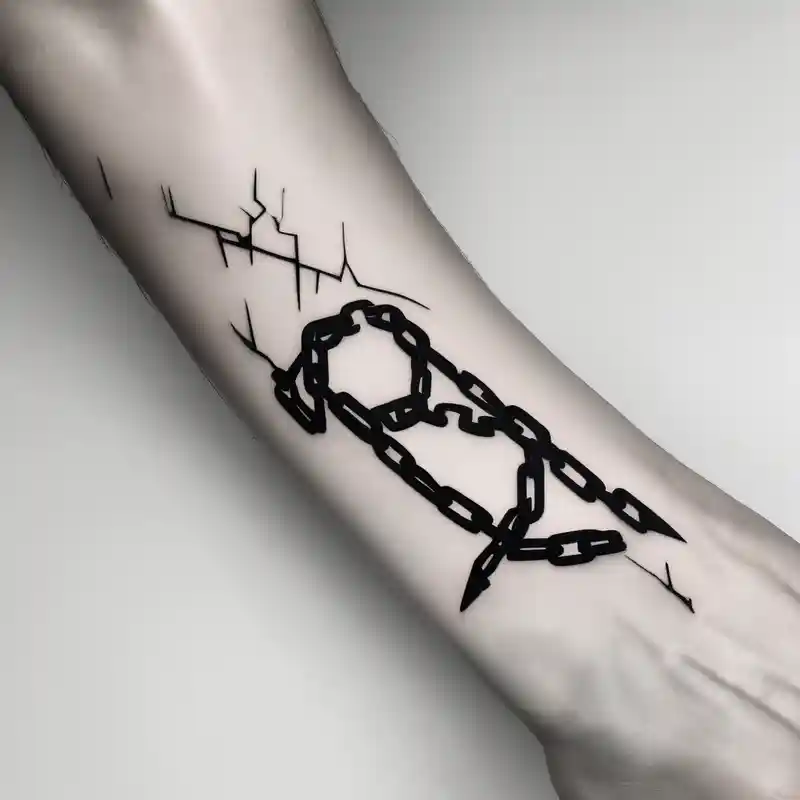 minimalist style Tattoo with Women Tattoo Ideas in 2025 about tattoo broken chain on wrist wrist-for-women and tattoo broken chain on wrist wrist-for-women